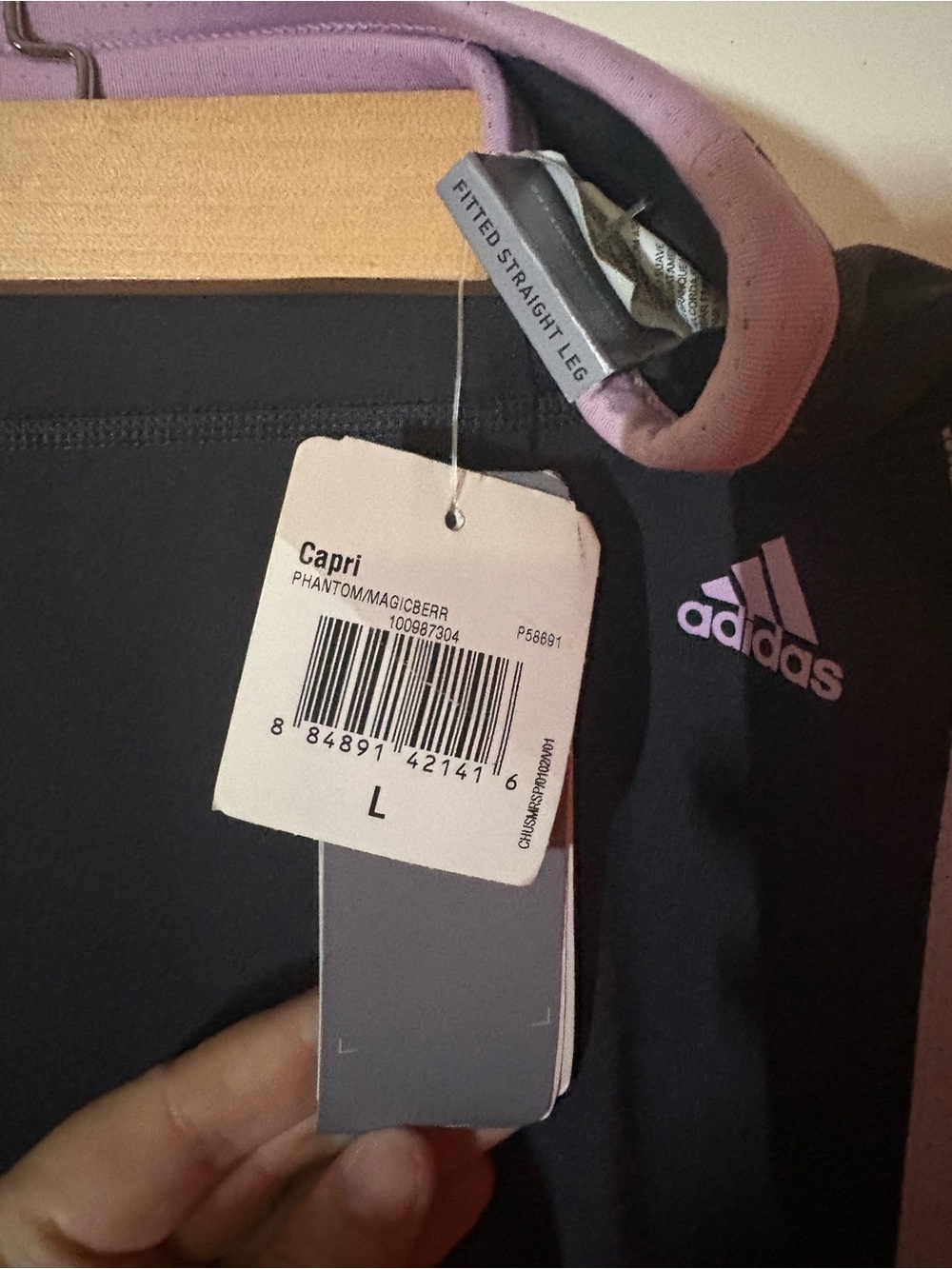 Adidas Capri Straight Leg Pants - Picture 2 of 3